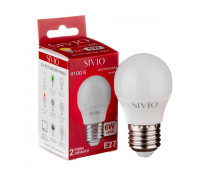 Led лампа SIVIO нейтральная белая 6W E27 G45 4100K