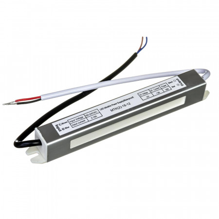 Блок питания led 12V SLIM/1.5A 18 Bт IP 65