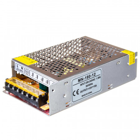 Блок питания led 12V MN/15A 180 Bт IP 20