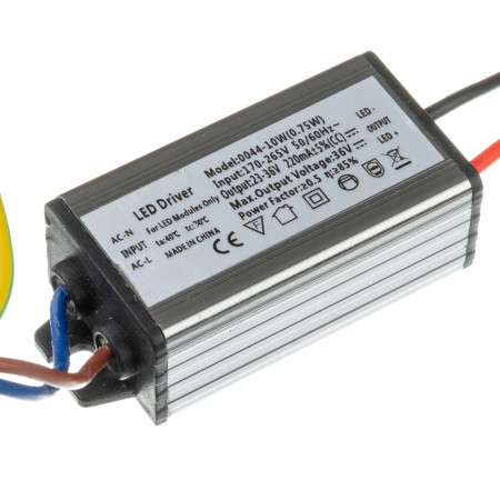 Драйвер 10Вт для Led прожектора 220mA 36V