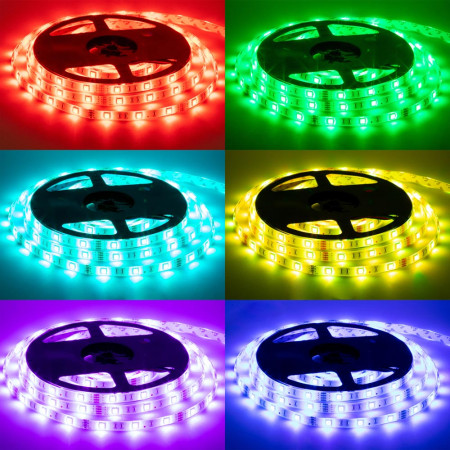 Led лента 12V rgb smd5050 30LED/m IP65, 1м