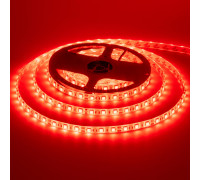 Led лента красная 12V smd5050 60LED/m IP20, 1м