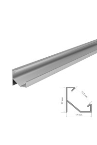Профиль для LED лент накладной угловой ПФ-20 2м