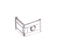 Крепеж угловой для светодиодного профиля ПФ-8 пластик