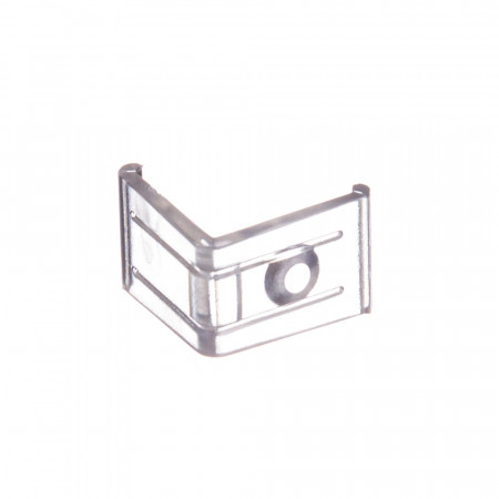 Крепеж угловой для светодиодного профиля ПФ-8 пластик