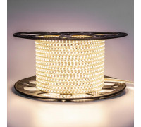 Led лента белая теплая 220V AVT smd2835 120LED/m 4Вт/m IP65, 1м