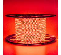 Led лента красная 220V AVT smd2835 120LED/m 4Вт/m IP65, 1м