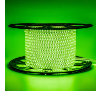 Led лента зеленая 220V AVT smd2835 120LED/m 4Вт/m IP65, 1м