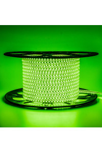 Led лента зеленая 220V AVT smd2835 120LED/m 4Вт/m IP65, 1м