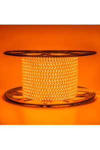 Led лента оранжевая 220V AVT smd2835 120LED/m 4Вт/m IP65, 1м