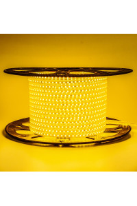 Led лента желтая 220V AVT smd2835 120LED/m 4Вт/m IP65, 1м