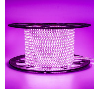 Led лента розовая 220V AVT smd2835 120LED/m 4Вт/m IP65, 1м