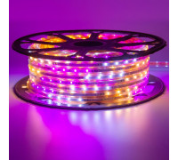 Мигающая led лента Multi-Color 220V smd2835 48LED/m 6Вт/m IP65, 1м