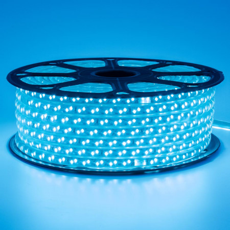 Led лента синяя 220V smd2835 120LED/m 12Вт/m IP65, 1м