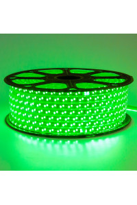 Led лента зеленая 220V smd2835 120LED/m 12Вт/m IP65, 1м