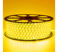 Led лента желтая 220V smd2835 120LED/m 12Вт/m IP65, 1м