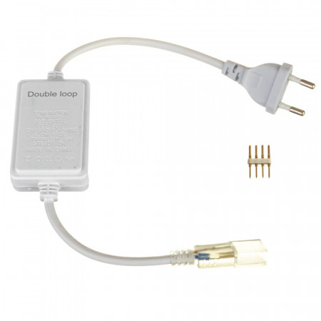 Адаптер питания Led ленты 220V RGB smd5050-60 LED/m + контроллер + коннектор 4pin