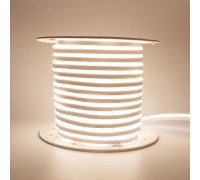 Led неон белый теплый AVT 220V smd2835 120LED/m 7Вт/m IP65, 1м