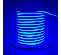 Led неон синий AVT 220V smd2835 120LED/m 7Вт/m IP65, 1м