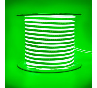 Led неон зеленый AVT 220V smd2835 120LED/m 7Вт/m IP65, 1м