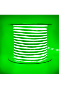 Led неон зеленый AVT 220V smd2835 120LED/m 7Вт/m IP65, 1м