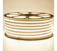 Led неон белый теплый 220V smd2835 120LED/m 12Вт/m IP65, 1м