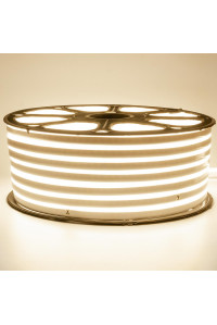 Led неон белый теплый 220V smd2835 120LED/m 12Вт/m IP65, 1м
