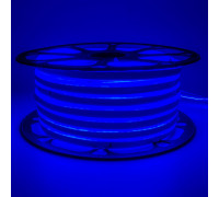 Led неон синий 220V smd2835 120LED/m 12Вт/m IP65, 1м