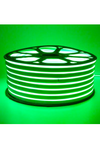 Led неон зеленый 220V smd2835 120LED/m 12Вт/m IP65, 1м