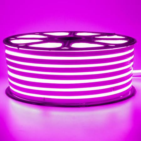 Led неон розовый 220V smd2835 120LED/m 12Вт/m IP65, 1м
