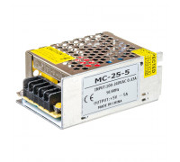 Блок питания led 5V MС/5A 25 Bт IP 20