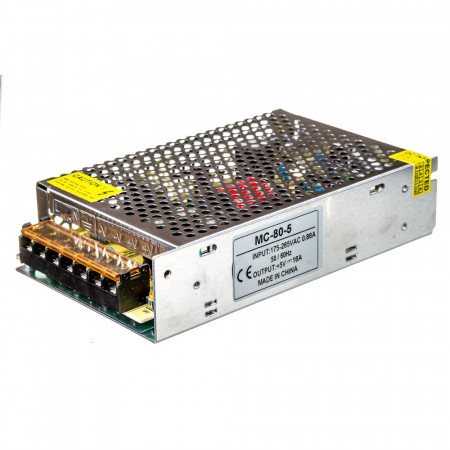 Блок питания led 5V MС/15A 80 Bт IP 20