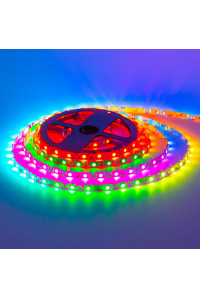 Адресная led лента 5V (змейкой) WS2812b smd5050 48LED/m IP20, 1м