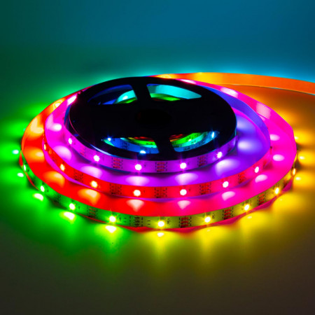 Адресная led лента AVT 5V WS2812b smd5050 30LED/m IP20, 1м
