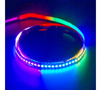 Адресная led лента AVT 5V WS2812b smd5050 144LED/m IP20, 1м