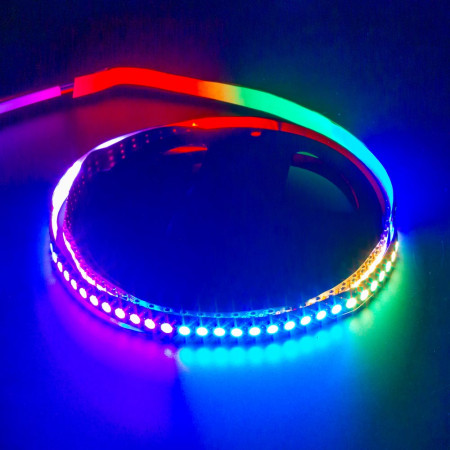 Адресная led лента AVT 5V WS2812b smd5050 144LED/m IP20, 1м