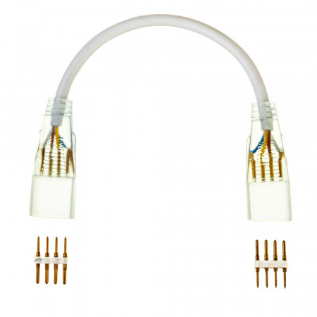 Соединительный коннеткор для светодиодной ленты Multi-Color 220V smd2835-180 (2 разъема+провод 4pin)