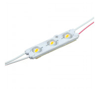 Светодиодный модуль   белый теплый 12V smd5730 3LED 1.5W IP65