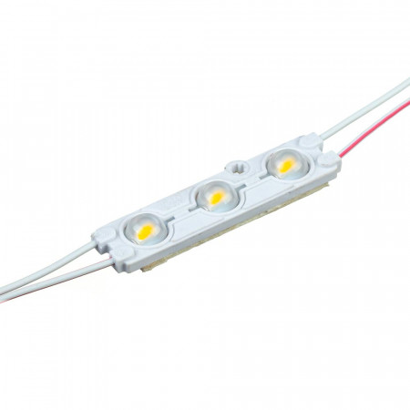 Светодиодный модуль белый теплый 12V smd5730 3LED 1.5W IP65