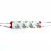 Светодиодный модуль красный 12V smd5730 3LED 1.5W IP65 (66мм)