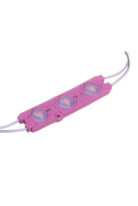 Светодиодный модуль   розовый 12V smd5730 3LED 1.5W IP65
