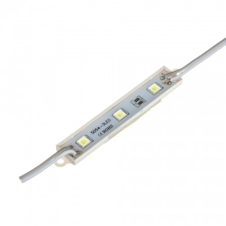 Led модуль белый холодный 12V smd5054 3LED 0.72Вт IP65