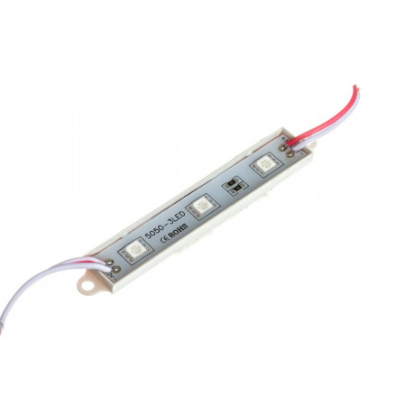 Led модуль красный 12V smd5050 3LED 0.72Вт IP65