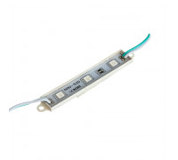 Led модуль зеленый 12V smd5050 3LED 0.72Вт IP65
