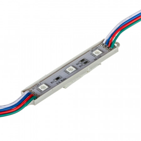 Led модуль 12V smd5050 3LED 0.72Вт IP65