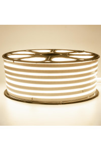 Led неон AVT 220В белый теплый 8х16 smd2835 120LED/m 7W IP65 , 1м