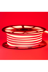 Неоновая лента светодиодная красная 12V 6х12 AVT-smd2835 120LED/м 11 Вт/м IP65