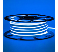 Неоновая лента светодиодная синяя 12V 6х12 AVT-smd2835 120LED/м 11 Вт/м IP65