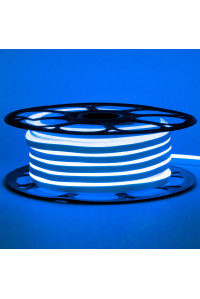 Led неон синий 12V smd2835 120LED/m 6Вт/m 8х16мм pvc IP65, 1м
