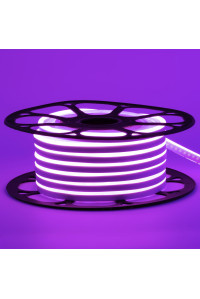Led неон фиолетовый 12V smd2835 120LED/m 6Вт/m 8х16мм pvc IP65, 1м